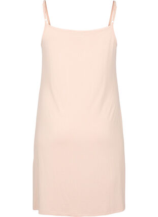 Plain-coloured slip dress in viscose, Frappé, Packshot image number 1