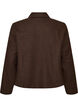 Short jacket with shirt collar and zip, Brown, Packshot image number 1