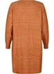 Short knitted dress with a round neck, Orange, Packshot image number 1