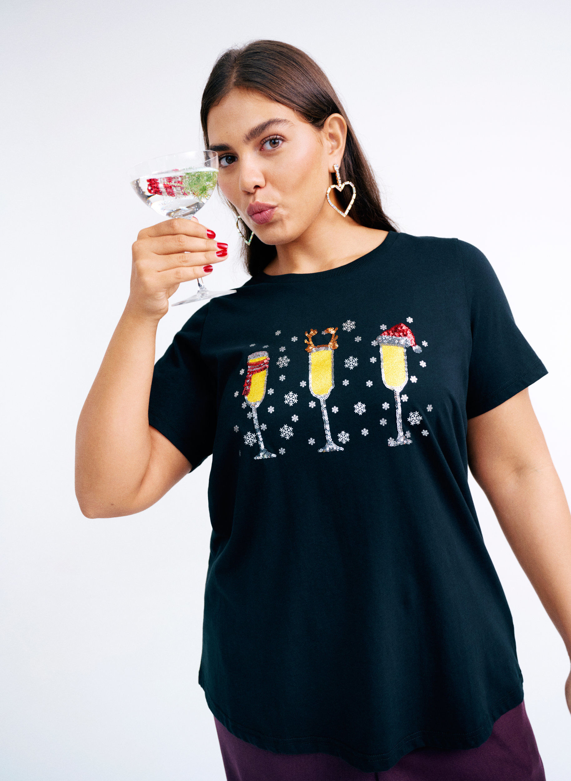 Christmas t-shirt in organic cotton