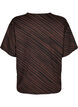 Oversize blouse with pattern, Brown, Packshot image number 1