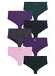 7-pack hipster briefs with regular waist, Purple, Packshot image number 0