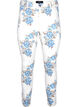 Super slim Amy jeans with a floral print, White, Packshot image number 0