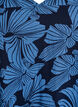 Short a-line dress with floral print, Blue, Packshot image number 2