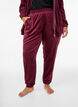 Loose velvet trousers, Red, Model image number 2
