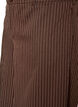 Pinstripe trousers with rhinestones and wide legs, Brown, Packshot image number 2