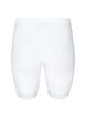 Cycling shorts with lace trim, White, Packshot image number 1