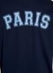 Short T-shirt dress with sporty details, Blue, Packshot image number 3