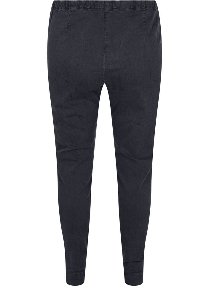 Jeggings with zip detail, Grey Wash, Packshot image number 1