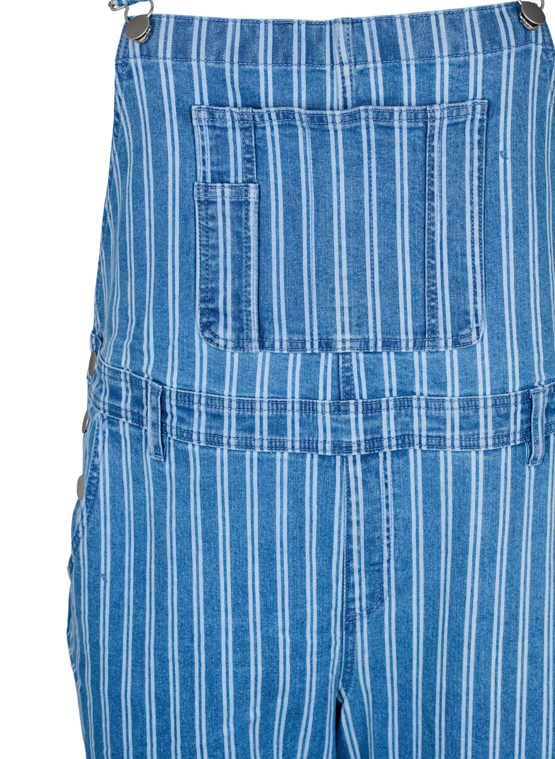 Zizzifashion Denim dungarees, Light Blue, Packshot image number 2