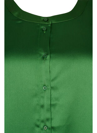 Long shiny shirt with slit, Formal Garden, Packshot image number 2