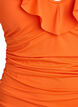 Swimsuit with ruffles and removable padding, Orange, Packshot image number 2
