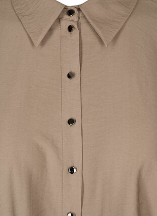 Long-sleeved viscose shirt, Timber Wolf, Packshot image number 2