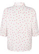 Shirt blouse with 3/4 sleeves, White, Packshot image number 1
