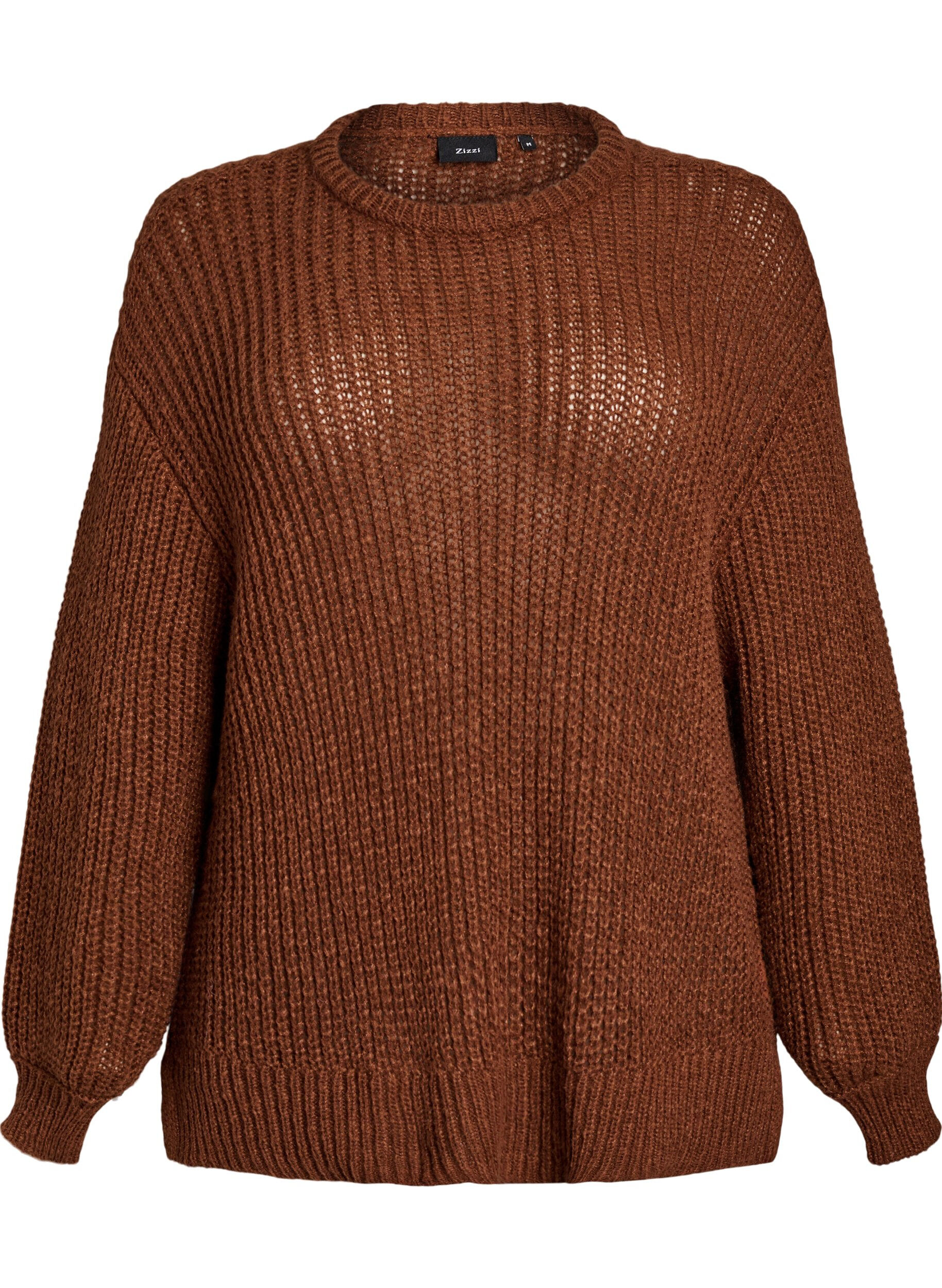 Knit blouse with fringes on the back