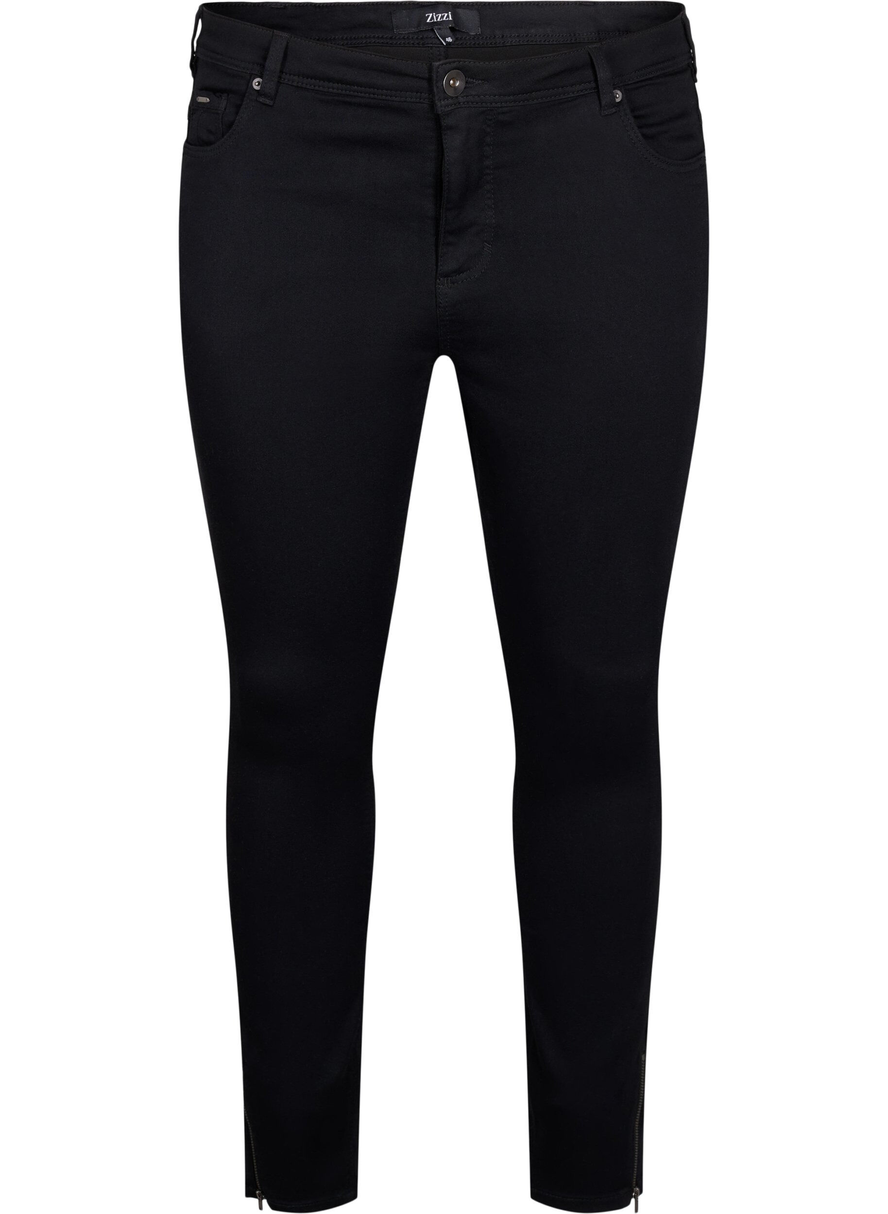 Cropped Amy jeans with a zip