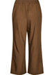 Trousers with glitter and wide legs, Brown, Packshot image number 1