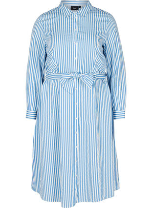 Striped shirt dress in cotton, Regatta, Packshot image number 0