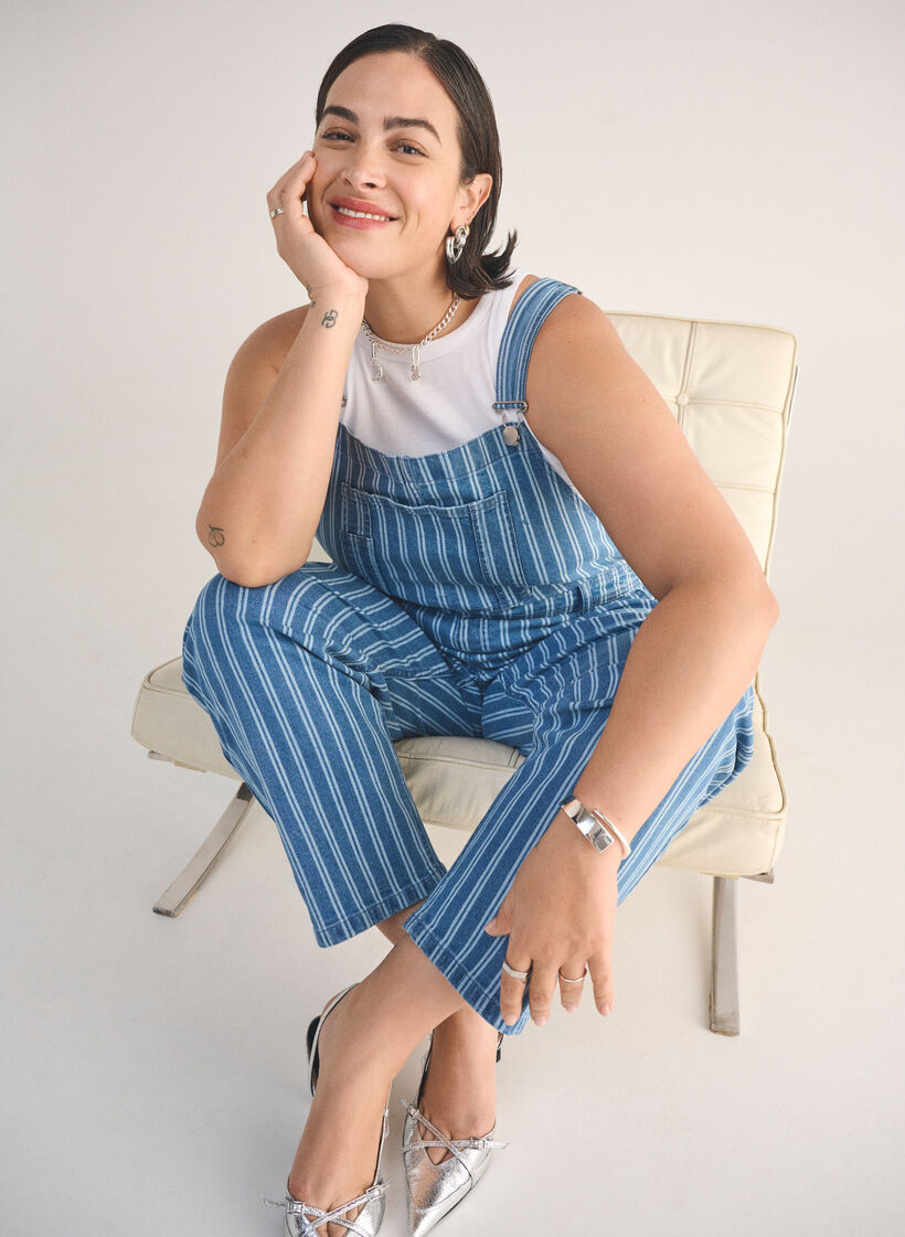 Denim dungarees, Light Blue, Image image number 0