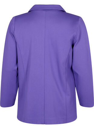 Simple blazer with button, Ultra Violet, Packshot image number 1