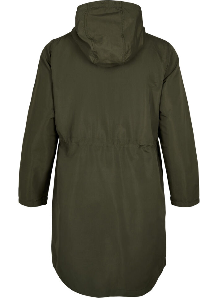 FLASH - Water-repellent parka with hood, Black Ink, Packshot image number 1