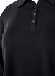 Long-sleeved polo shirt, Black, Packshot image number 2