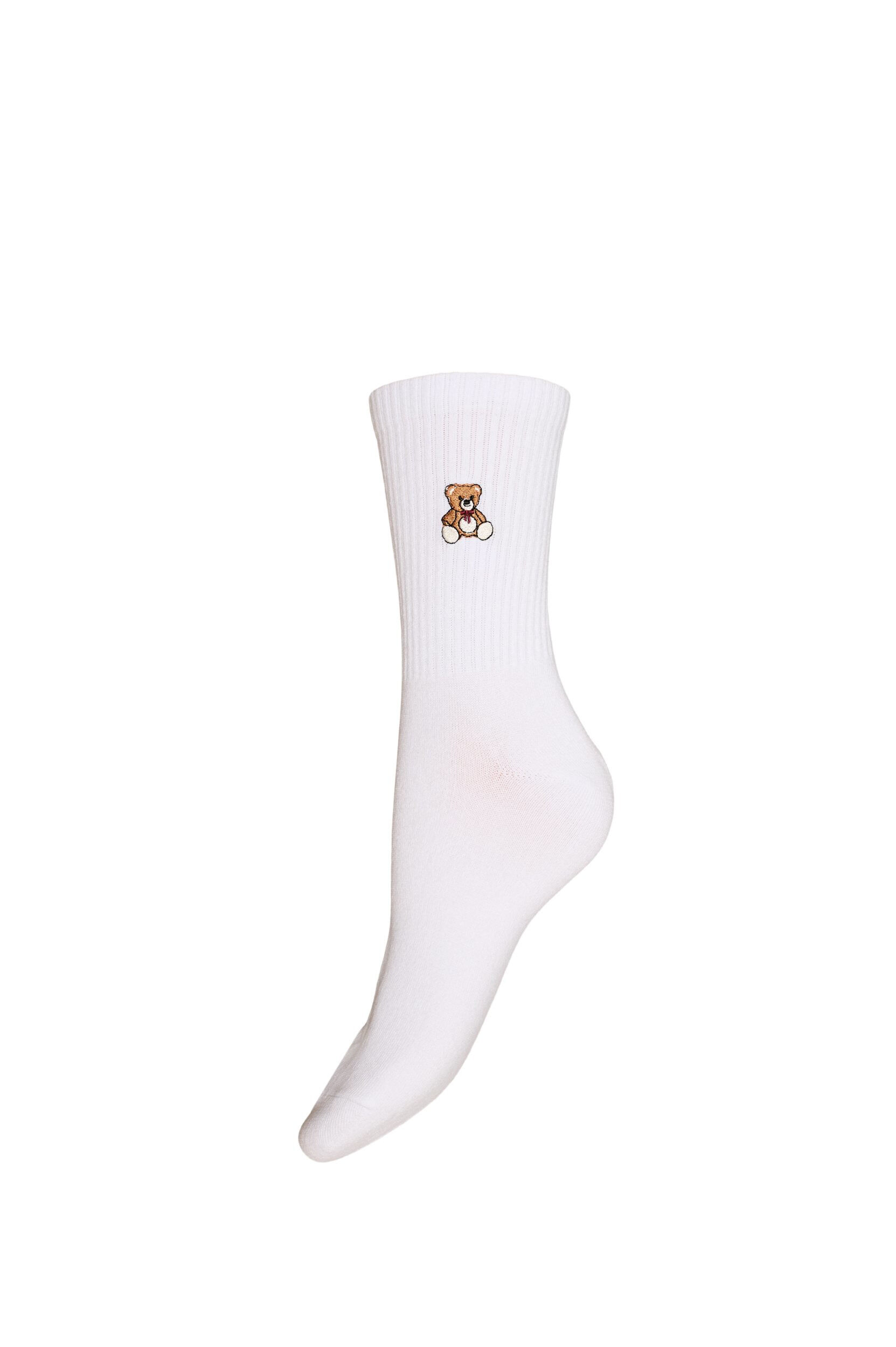 ZizzifashionCotton socks with pattern, White, Packshot image number 0