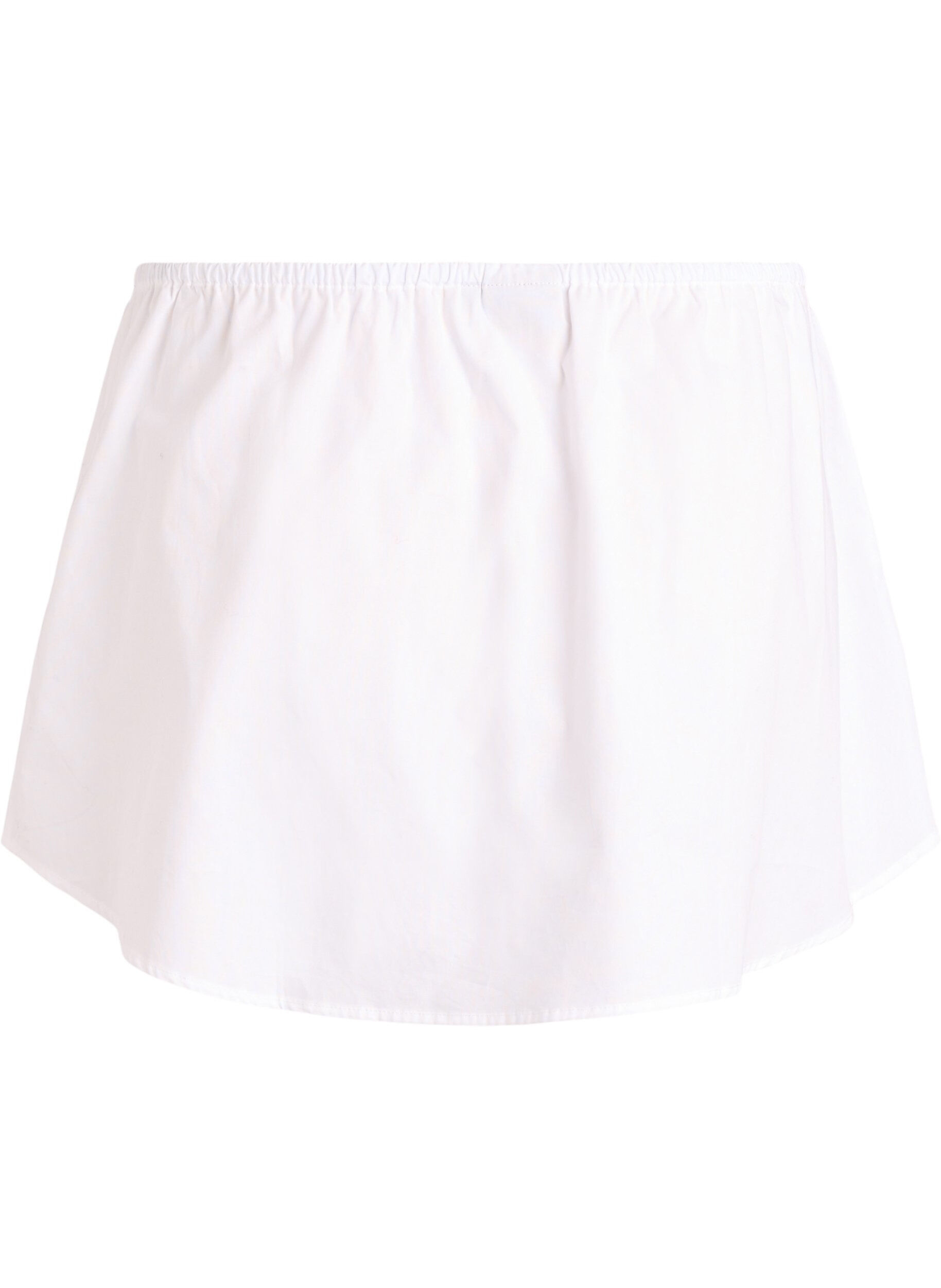 Zizzifashion Shirt extender in 100% cotton, White, Packshot image number 1