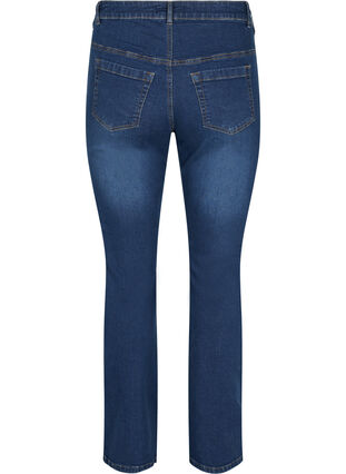 High waisted bootcut Ellen jeans, Dark blue, Packshot image number 1