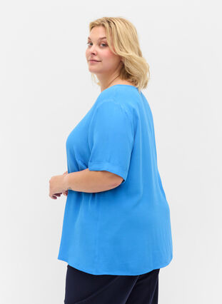 Short-sleeved viscose blouse, Regatta, Model image number 1