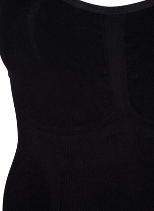 Shapewear bodysuit with opening at the bottom, Black, Packshot image number 2