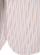 Shirt blouse with button closure in cotton-linen blend, Sandshell White, Packshot image number 3