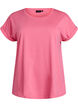 Short-sleeved cotton blend t-shirt, Pink, Packshot image number 0