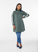 Short sweat dress with high neck, Green, Model image number 1