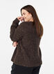 Knitted cardigan with sequins, Brown, Model image number 2