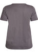 Cotton t-shirt with front print, Dark Grey, Packshot image number 1