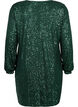 Short sequin dress with long sleeves, Scarab, Packshot image number 1