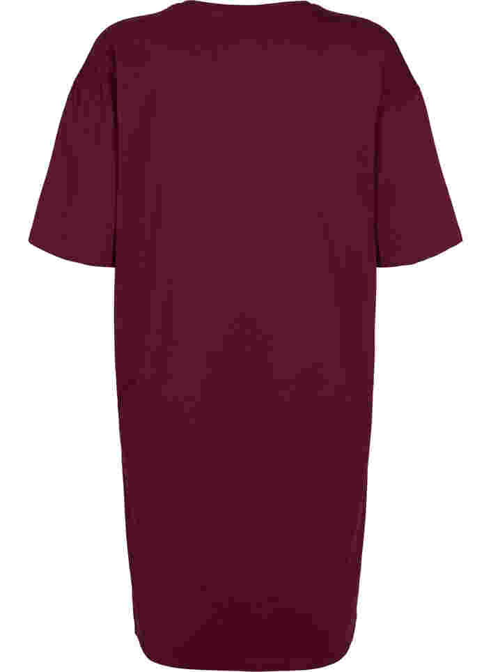 Short-sleeved cotton dress with slits, Port Royal, Packshot image number 1