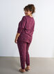 Printed pyjama bottoms, Dark Bordeaux, Model image number 1