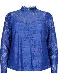 SHOCK PRICE - Long-sleeved lace blouse