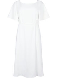 Party dress with empire cut, Bright White, Packshot