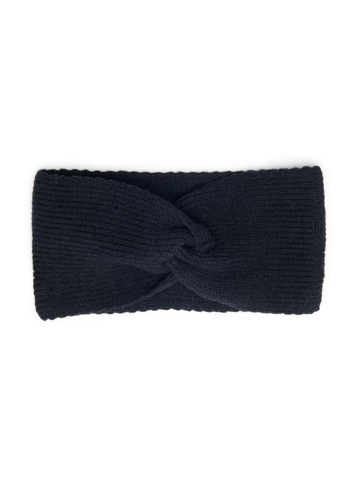 Knitted headband, Black, Packshot image number 0