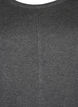 Knitted tunic in viscose blend, Dark Grey Melange, Packshot image number 2