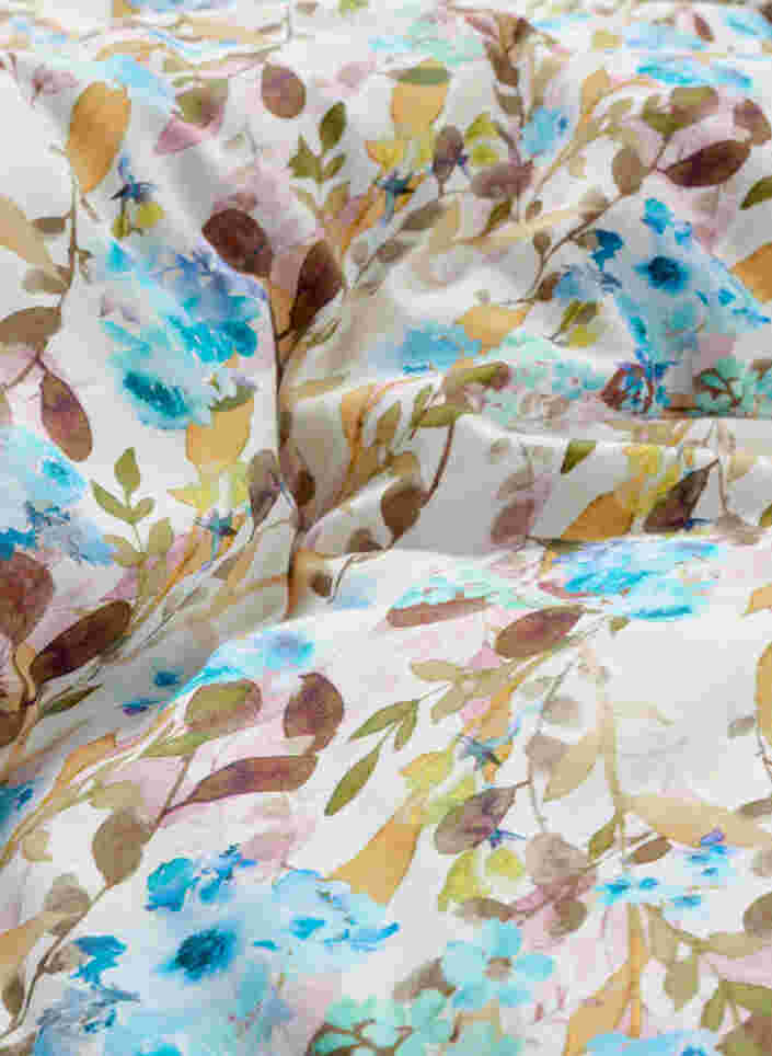 Patterned cotton bedding set, Multi color AOP, Packshot image number 3