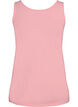 Solid color basic top in cotton, Rose, Packshot image number 1