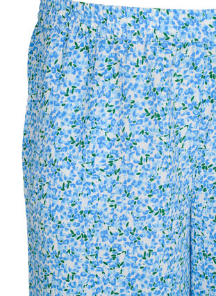 Culotte trousers with print, Blue Small Flower, Packshot image number 2
