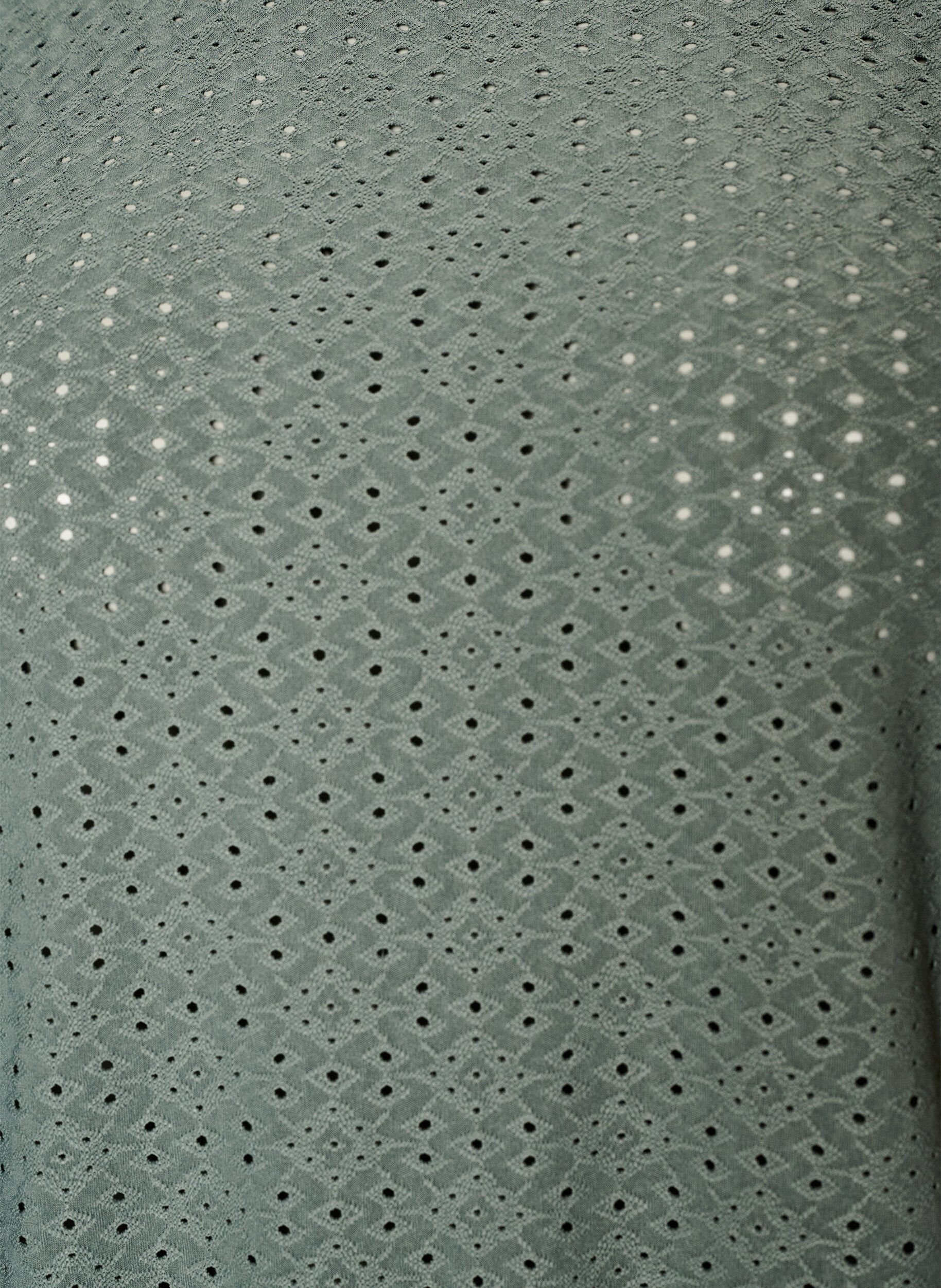 ZizzifashionBlouse with eyelet embroidery and balloon-effect, Green, Packshot image number 2