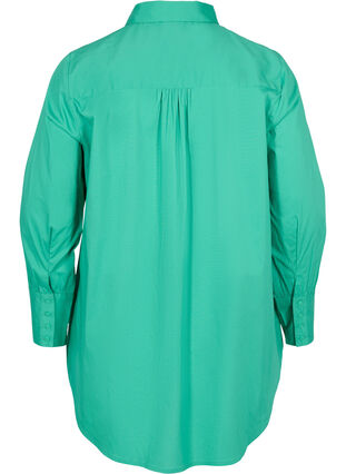 Long-sleeved shirt with high cuffs, Holly Green, Packshot image number 1