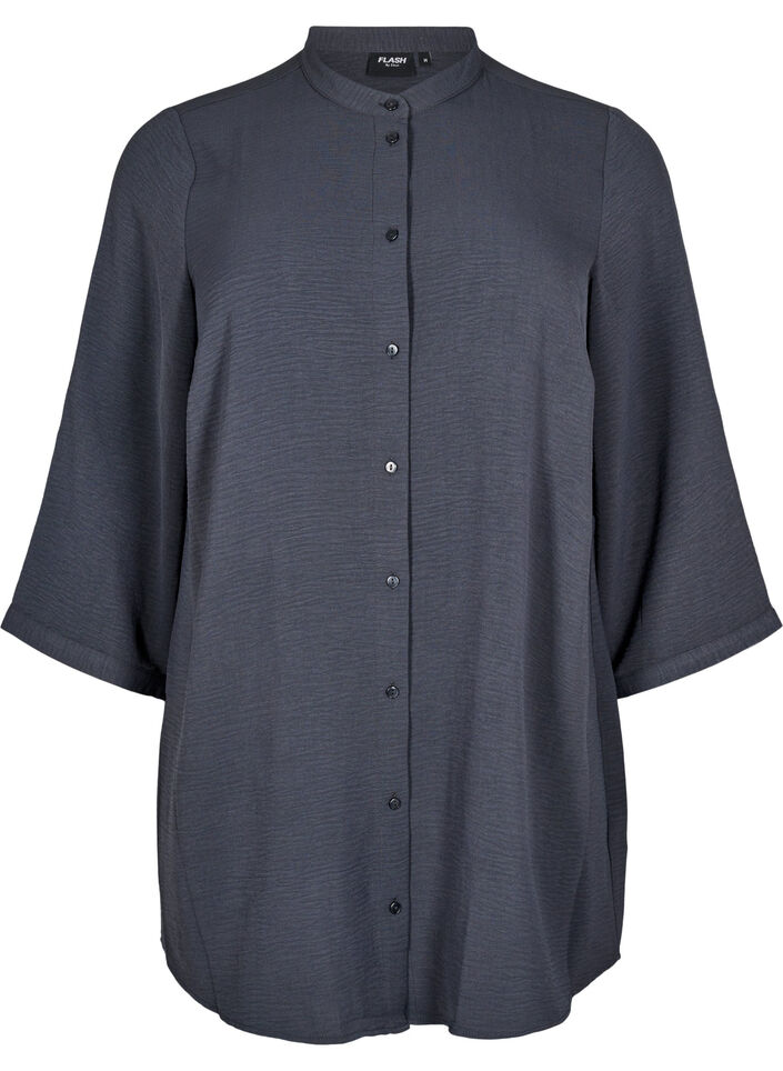 Tunic with 3/4 sleeves, Dark Grey, Packshot image number 0
