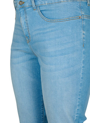 High-waisted Amy knickers with embroidery, Light blue denim, Packshot image number 2